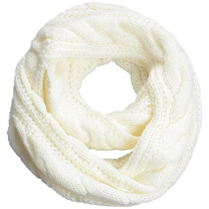 Cozy Cable Knit Cold Weather Scarf - Pexav