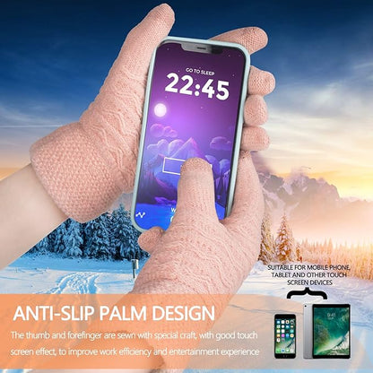 Warm Touchscreen Gloves – PolarTouch-Black-Nora Luxe