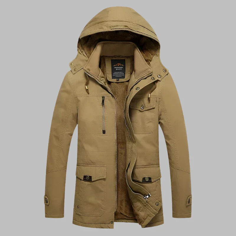 Insulated Water Resistant Mens Snow Jacket - ArcticShield - Pexav
