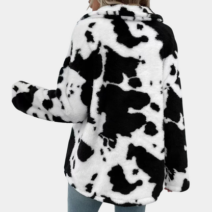 Warm Winter Coat for Women - Elowen-Black-XS-Nora Luxe