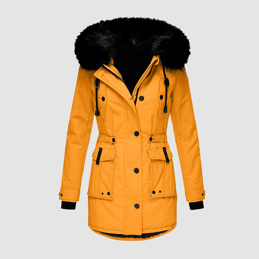 Cozy Fleece Lined Parka Jacket - Tove - Pexav