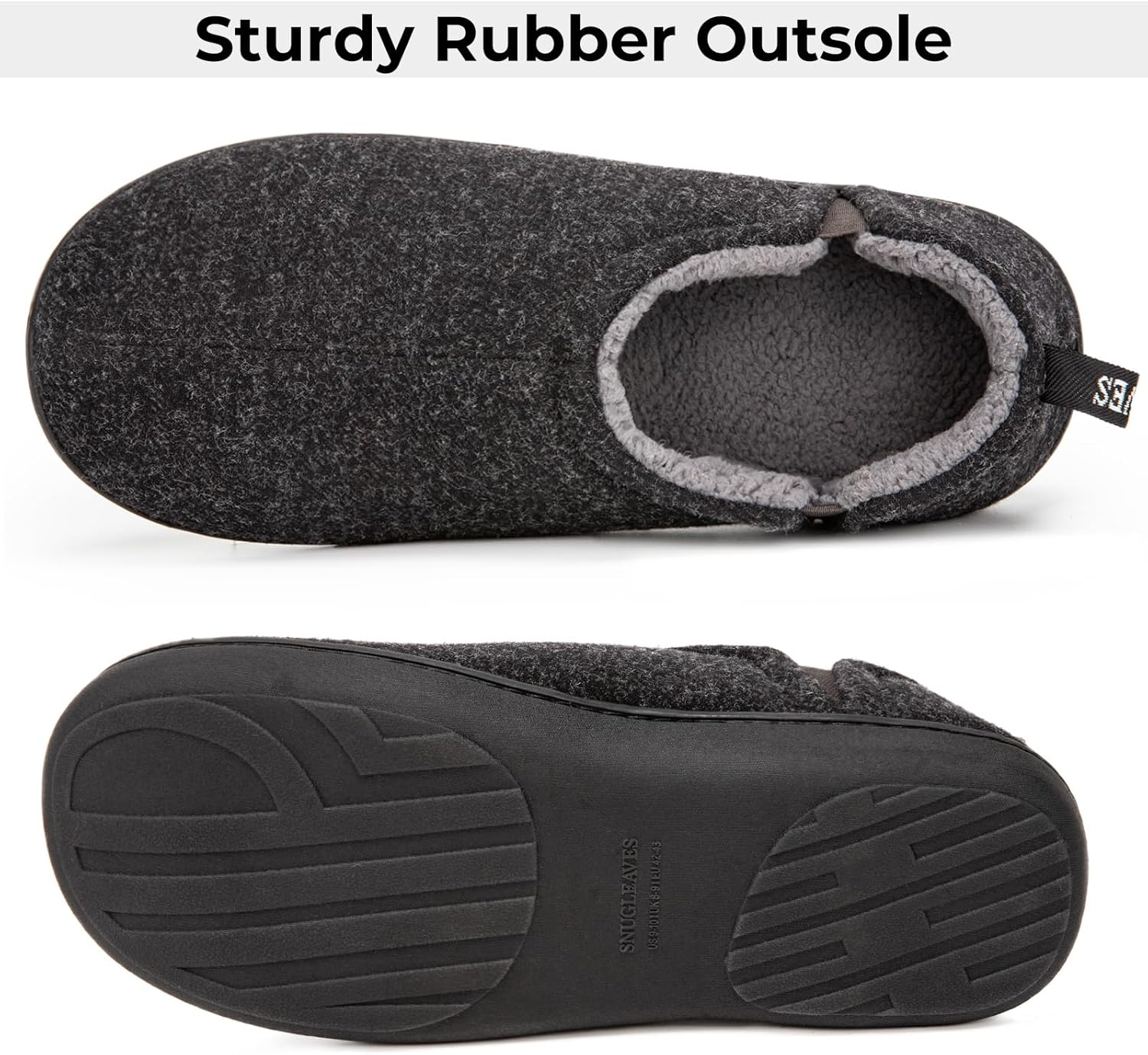 Warm Winter Slippers for Men - Noah-Brown-7.0-8.0-Nora Luxe