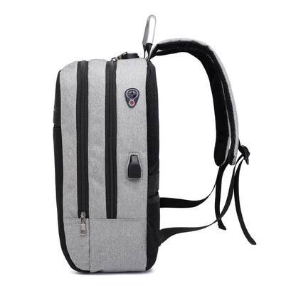 Secure Water-Repellent Backpack with USB Charger