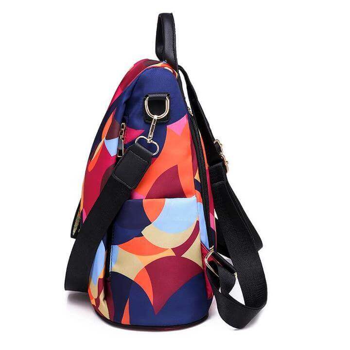 Secure Water Repellent Ladies Daypack with Organizer Pockets