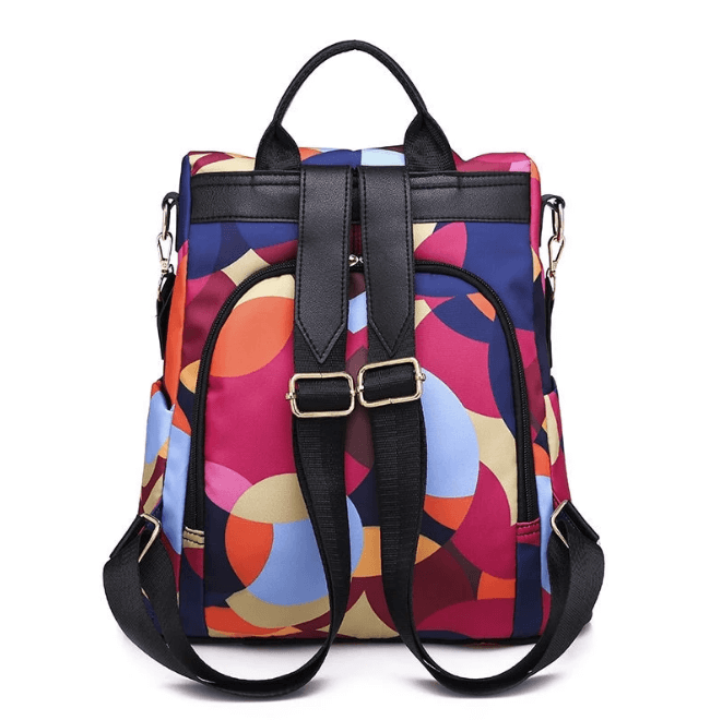 Secure Water Repellent Ladies Daypack with Organizer Pockets
