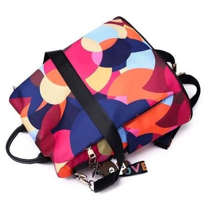 Secure Water Repellent Ladies Daypack with Organizer Pockets