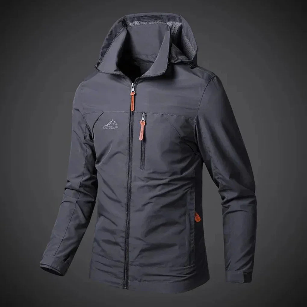 Breathable Men's Rain Windbreaker Jacket