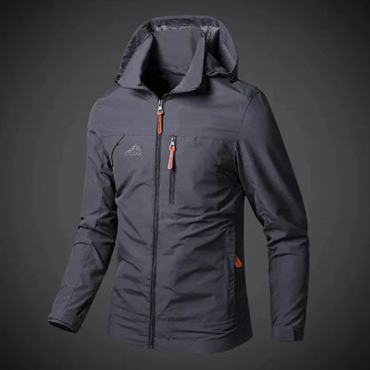 Breathable Men's Rain Windbreaker Jacket