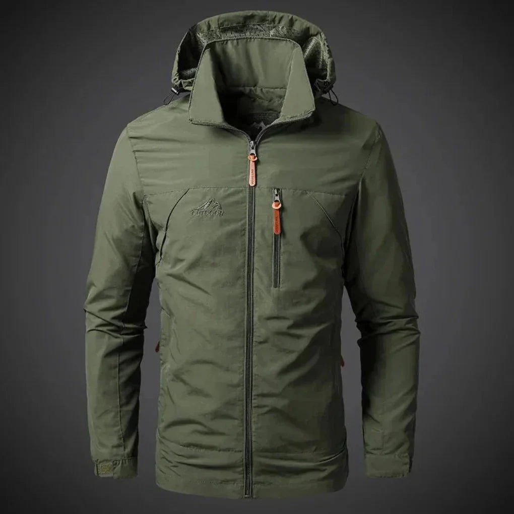 Breathable Men's Windbreaker Rain Jacket - Olytrend