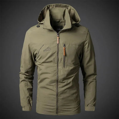Breathable Men's Windbreaker Rain Jacket