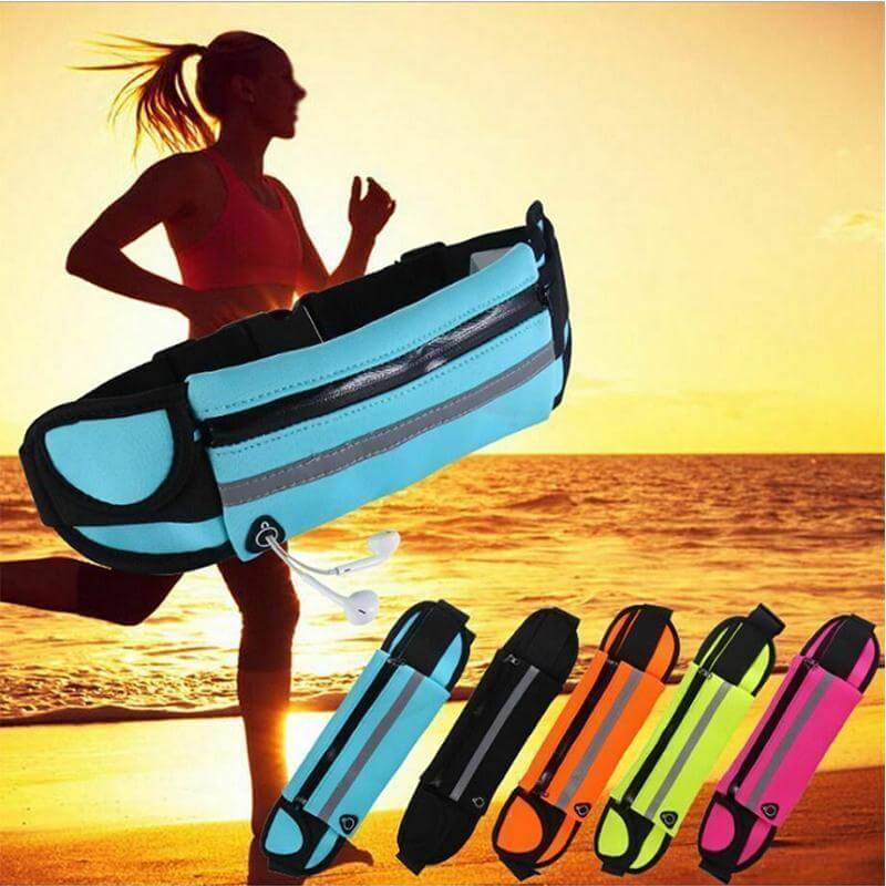 Sports Waterproof Running Belt – 2 in 1 Free Storage Pouch
