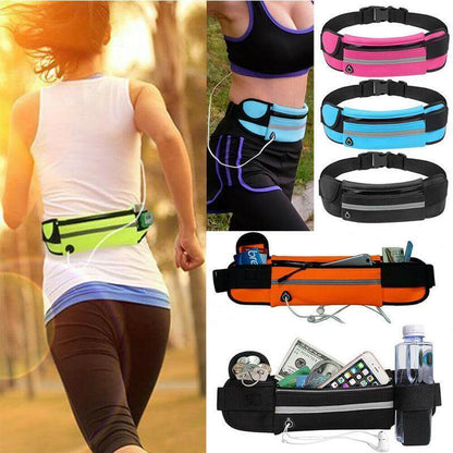 Sports Waterproof Running Belt – 2 in 1 Free Storage Pouch