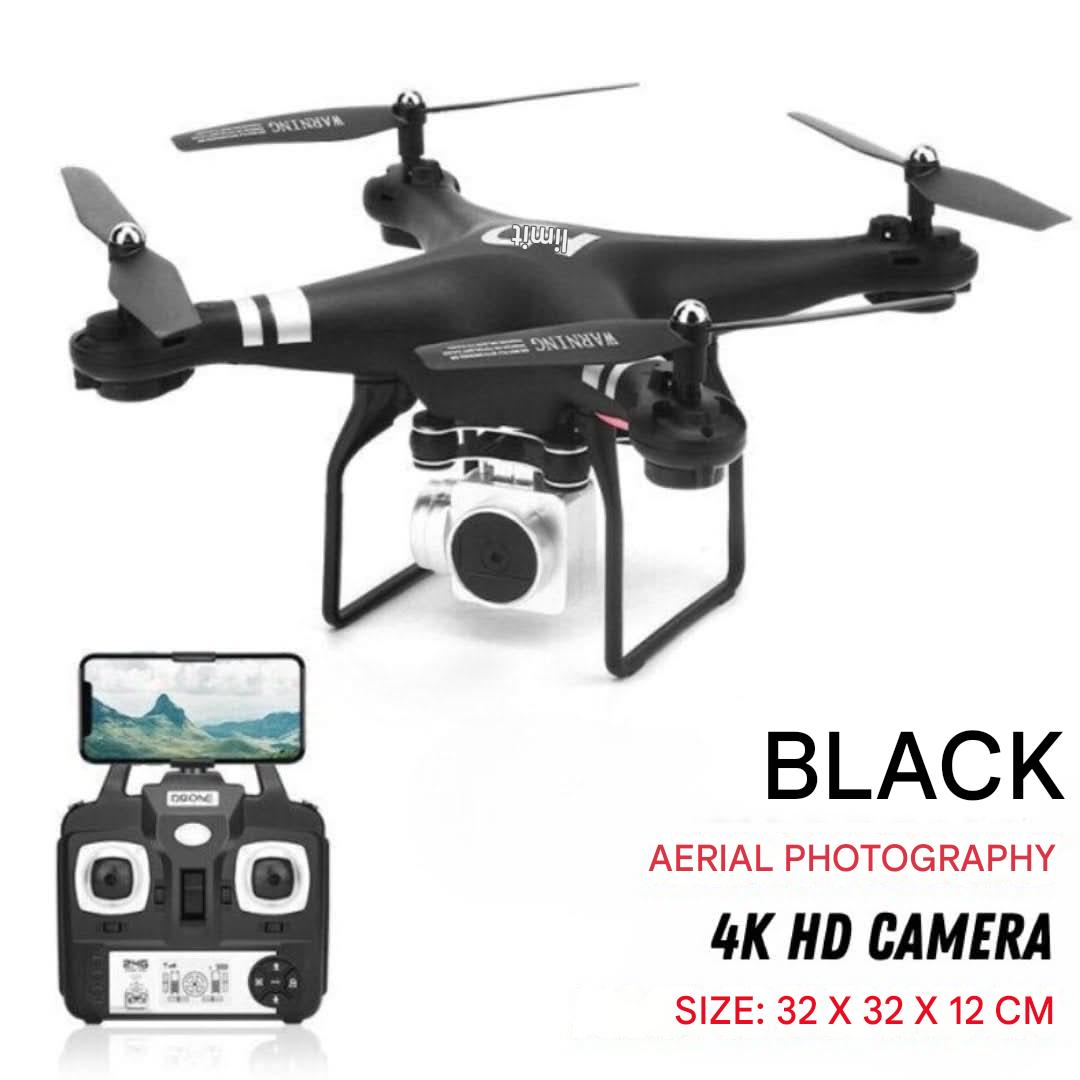 Waterproof AI Drone - AeroQuest-Black-With Camera-The Livary