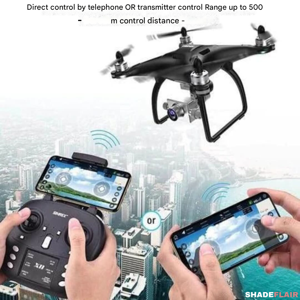 Waterproof AI Drone - AeroQuest-Black-With Camera-The Livary