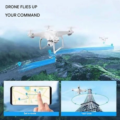 Waterproof AI Drone - AeroQuest-Black-With Camera-The Livary