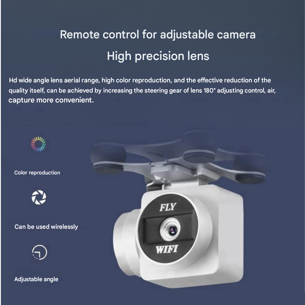 Waterproof AI Drone - AeroQuest-Black-With Camera-The Livary