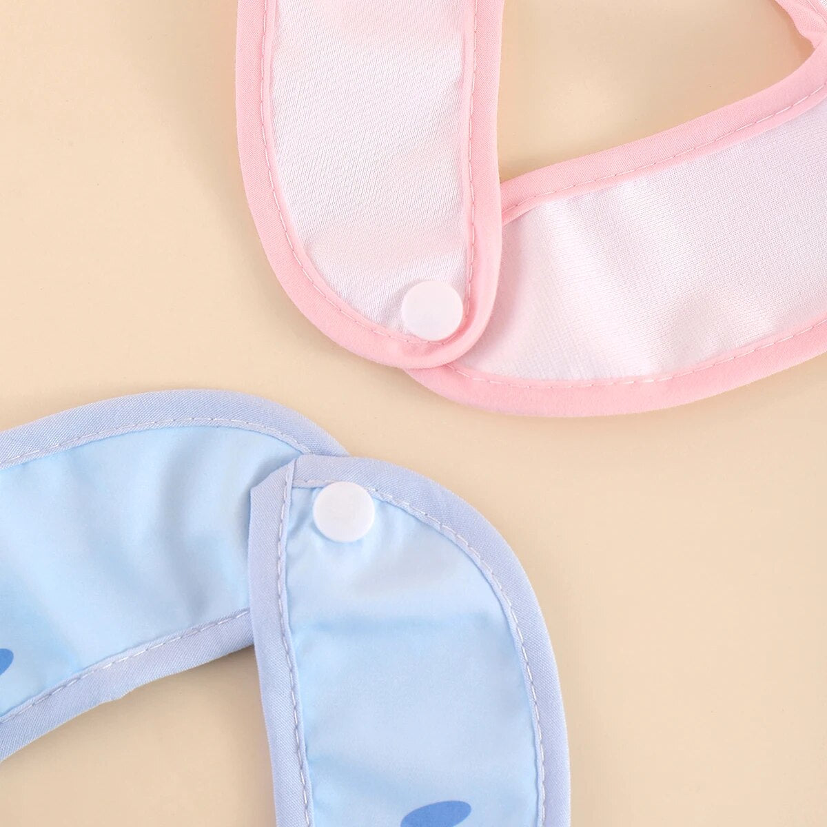 Waterproof Baby Bibs – Adjustable 5 Pieces-Blue - Random 5 pieces-Nora Luxe