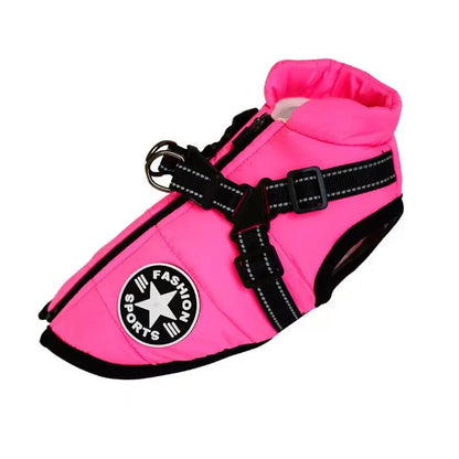Waterproof Dog Jacket - RainRover-Pink-S-Nora Luxe