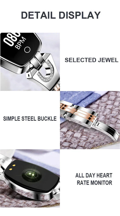 Waterproof Fitness Wristband - FitStyle-Gold-Nora Luxe