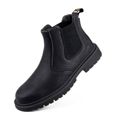 Durable Insulated Leather Work Boots - Pexav