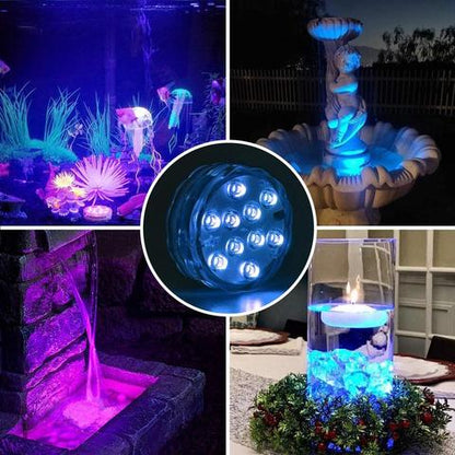 Submersible LED Pool Light with Remote - Pexav