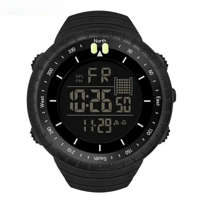 Waterproof Outdoor Watch - AdventureMaster-Black-Nora Luxe