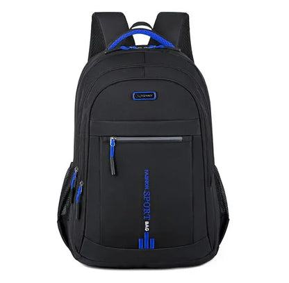 Waterproof Oxford Men's Backpack - UrbanGuard-Blue-A-Nora Luxe
