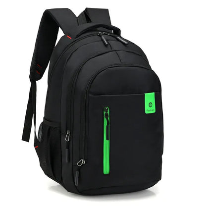 Waterproof Oxford Men's Backpack - UrbanGuard-Green-B-Nora Luxe