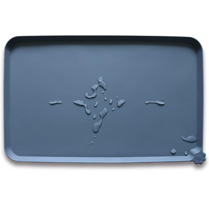 Waterproof Pet Feeding Mat - Protect Your Floors Now!-Gray-18.89 x 11.81 inches-Nora Luxe