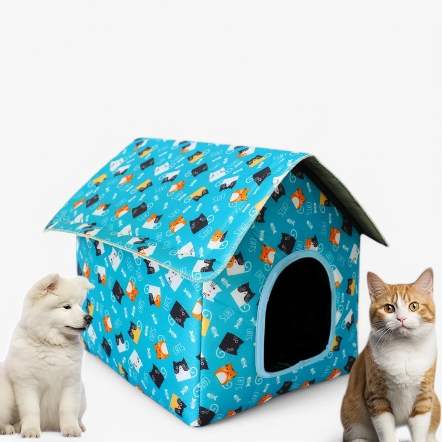 Durable Outdoor Dog Shelter House - Pexav