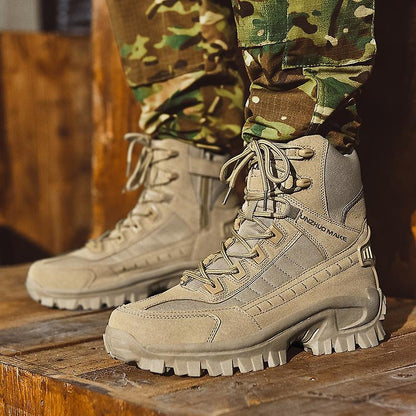 Rugged Insulated Work Boots with Steel Toe Protection - Pexav