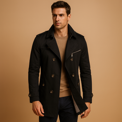 Waterproof Mens Classic Raincoat Elliot - Nocini