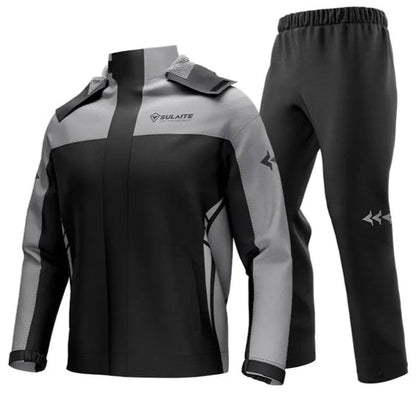 Waterproof Unisex Rain Suit – Stormex-Black/grey-M-The Livary