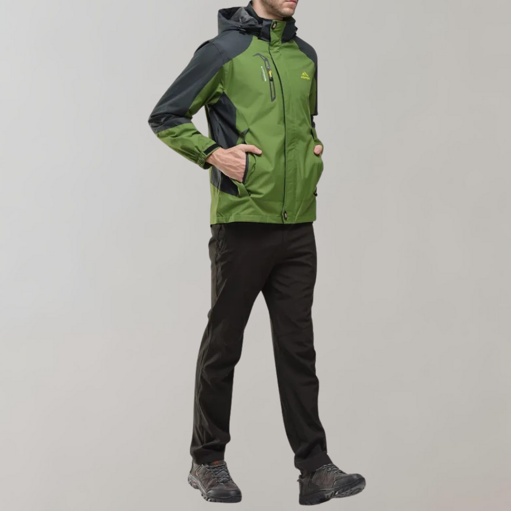 Waterproof Windbreaker for Men - Zephyr-Blue-L-Nora Luxe