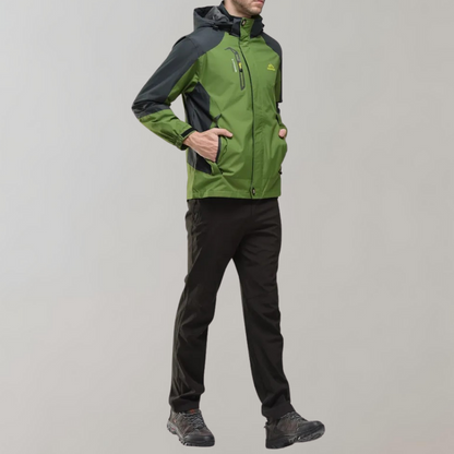 Waterproof Windbreaker for Men - Zephyr-Blue-L-Nora Luxe