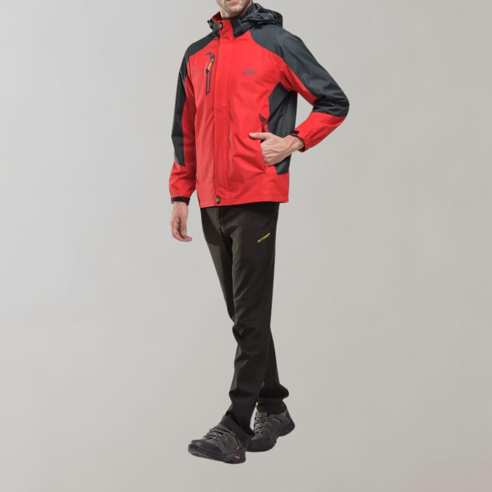 Waterproof Windbreaker for Men - Zephyr-Blue-L-Nora Luxe