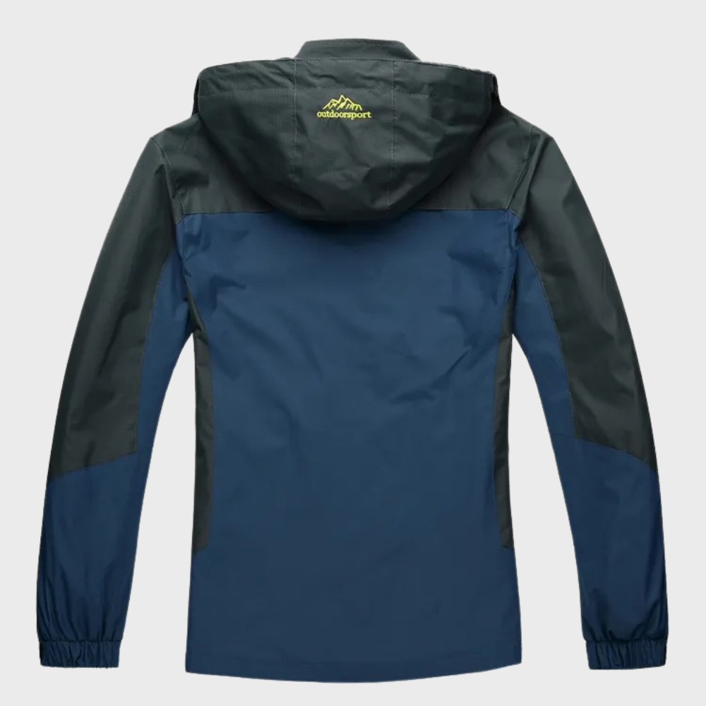 Waterproof Windbreaker for Men - Zephyr-Blue-L-Nora Luxe