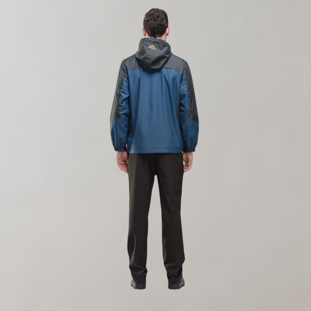 Waterproof Windbreaker for Men - Zephyr-Blue-L-Nora Luxe