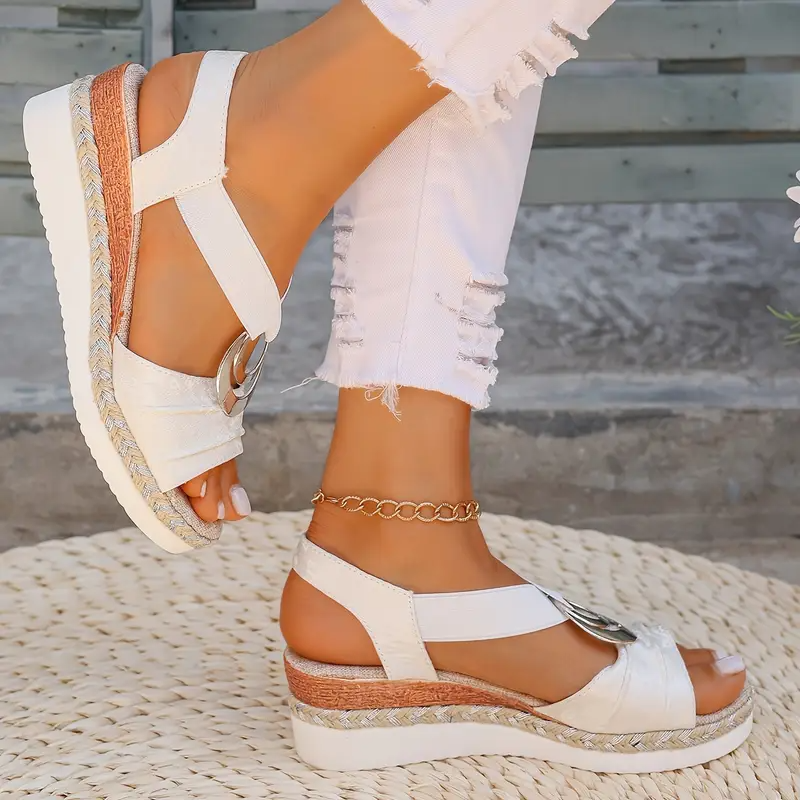 Comfortable High Heel Wedge Sandals for Women