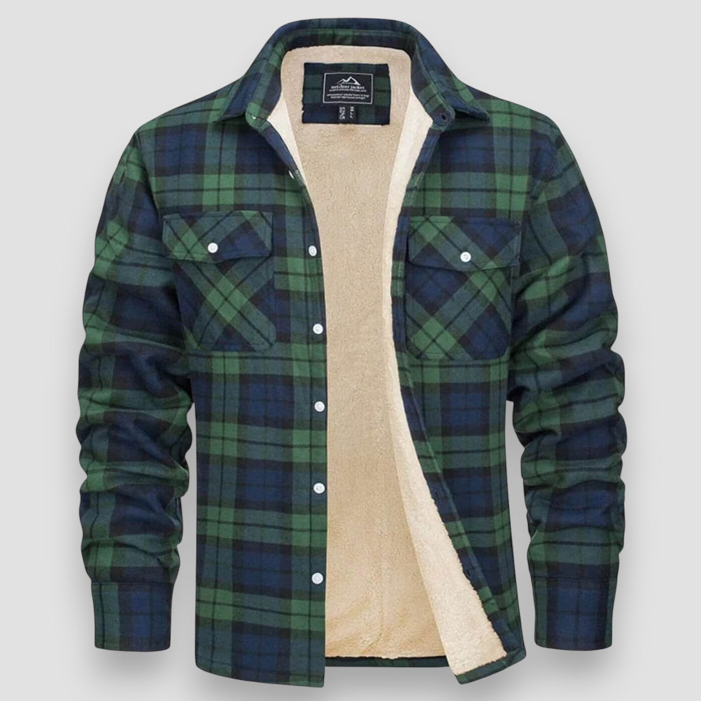 Classic Plaid Insulated Coat