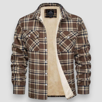 Classic Plaid Insulated Coat