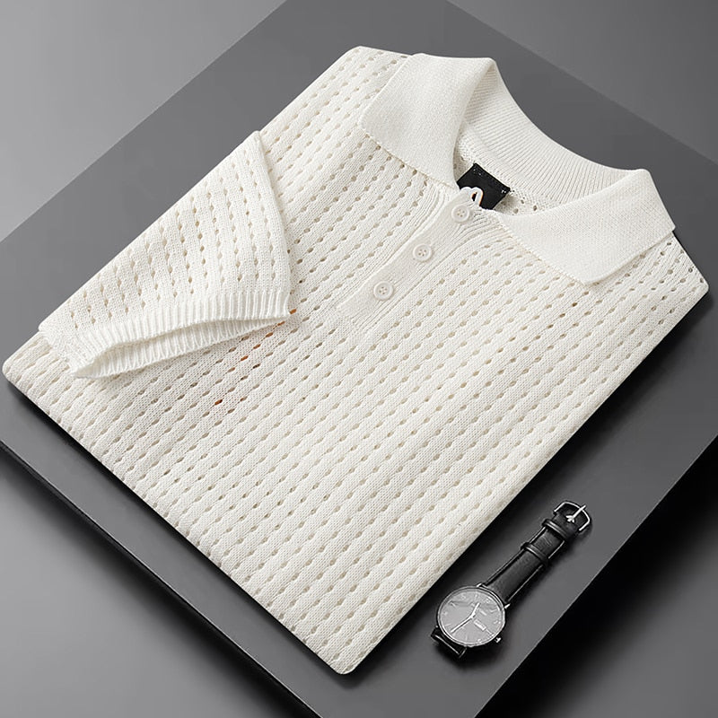 Lightweight Breathable Men's Polo Shirt - Pexav