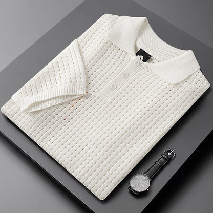 Lightweight Breathable Men's Polo Shirt - Pexav