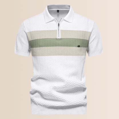 Classic Striped Men's Polo Tee