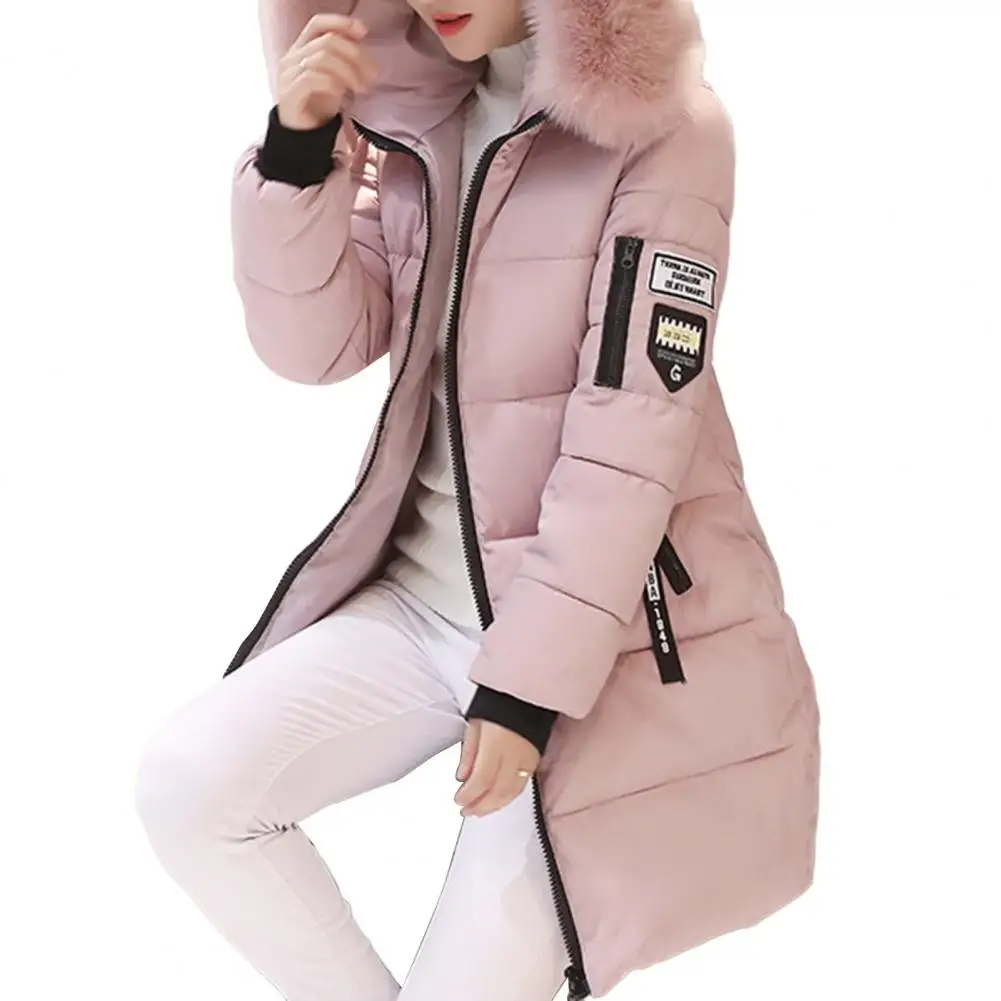 Women's Lightweight Parka Jacket with Faux Fur Hood