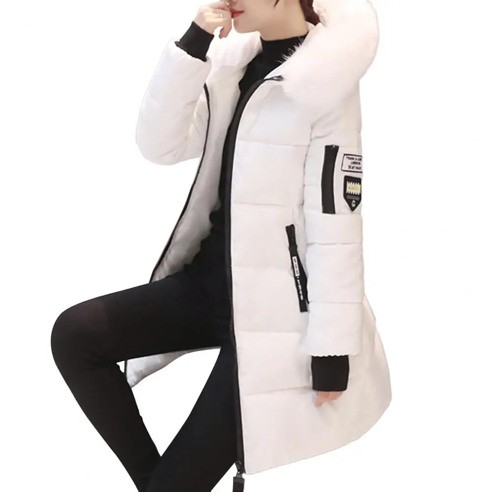 Women's Lightweight Parka Jacket with Faux Fur Hood