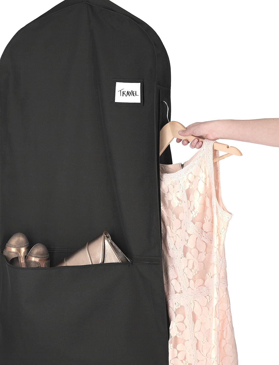 Waterproof Travel Clothing Bag with Storage Pocket