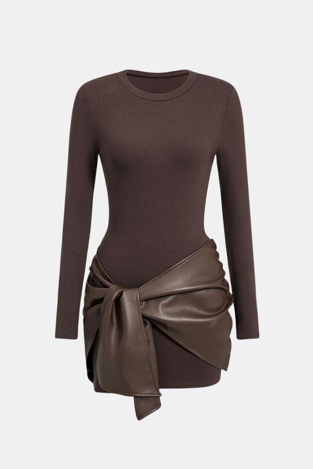 Image of Whitney | Women's Long Sleeve Bodycon Mini Dress