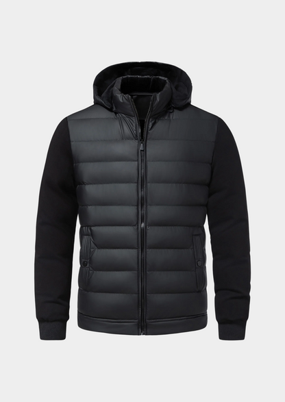 Warm Men's Water Resistant Puffer Coat - Olytrend
