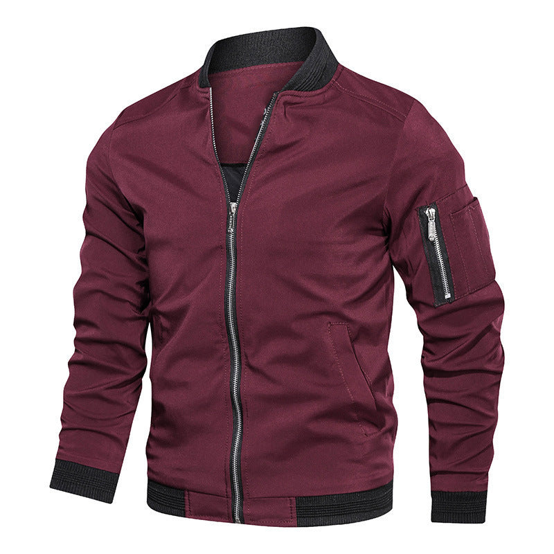 Classic Mens Bomber Jacket Comfort Fit